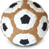 BB King footbag Brown:Black:White
