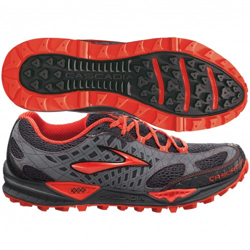 Brooks Cascadia 7 Gray-Orange