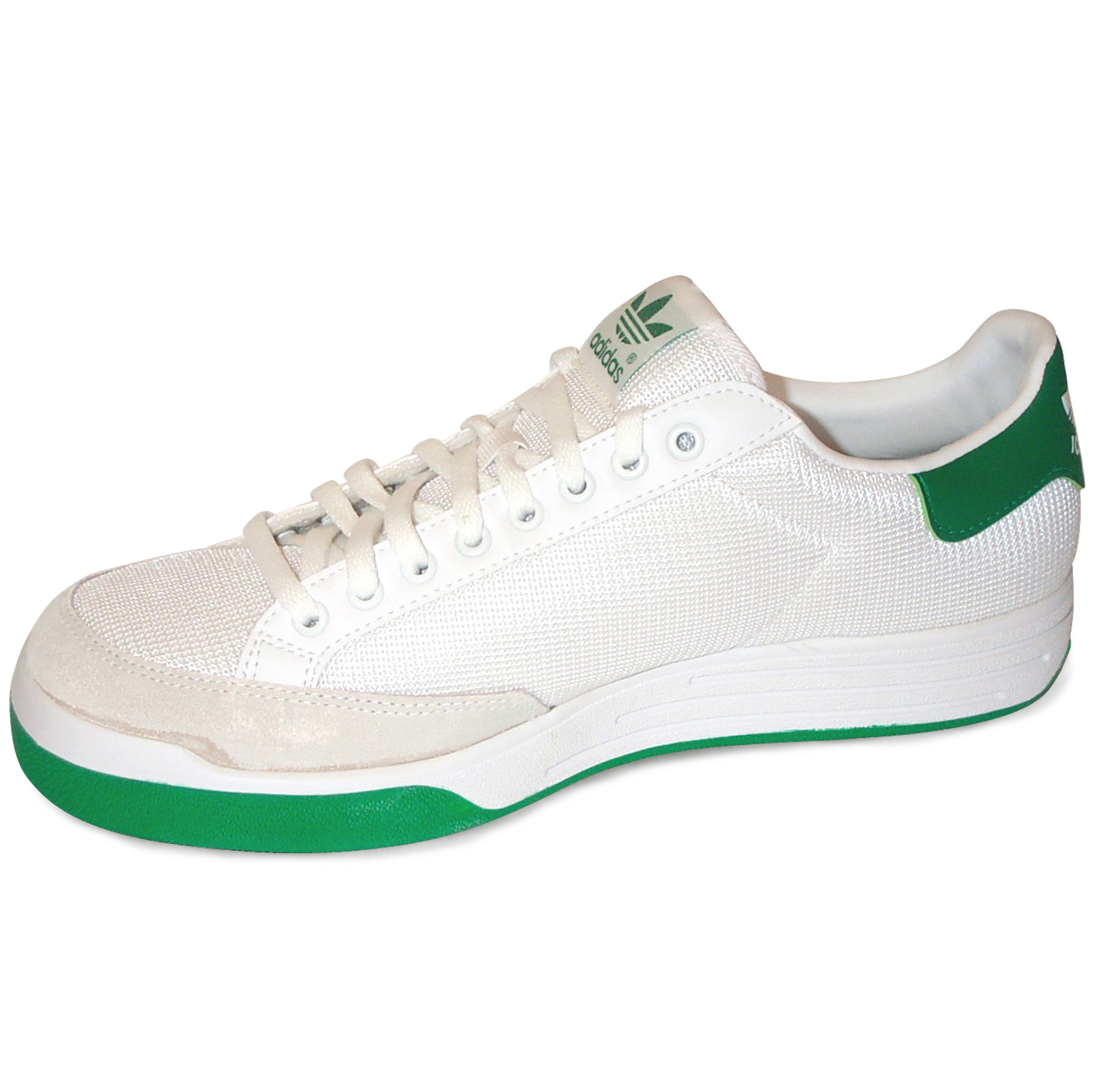 Adidas Rod Laver Super Tennis Shoes – White/Green World Footbag