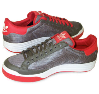 Adidas Rod Laver Tennis Shoes -  Iron/Red/White