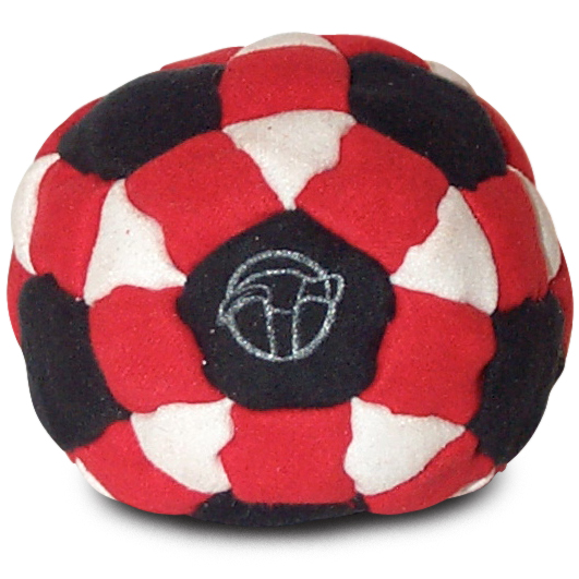 Great for Kicking or Tossing! 3.5oz/100g Red Heavy Suede Hackey Sack Footbag 