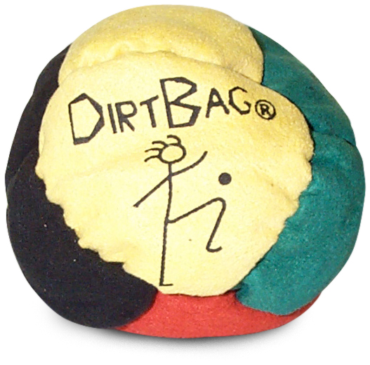 Dirtbag Footbag Classic Sand-Filled Hacky Sack Three Pack Assorted Colors 