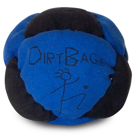 Dirtbag Classic Footbag 3-Pack Blue/Yellow Combo 