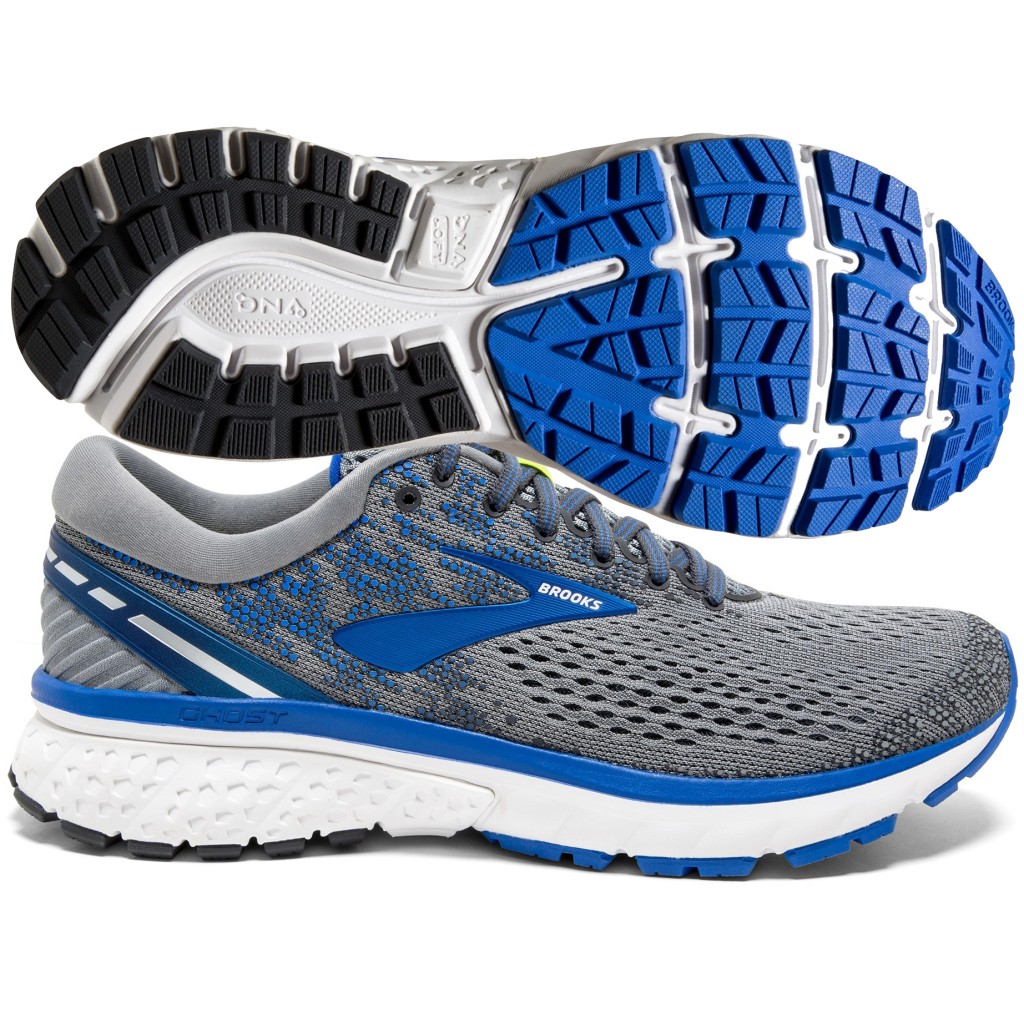 Brooks Ghost 11 Men’s Grey/Blue/Silver | World Footbag