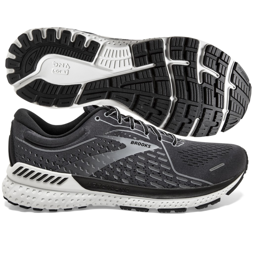 | Brooks Adrenaline GTS 21 Men’s Blackened Pearl/Black/GreyWorld Footbag