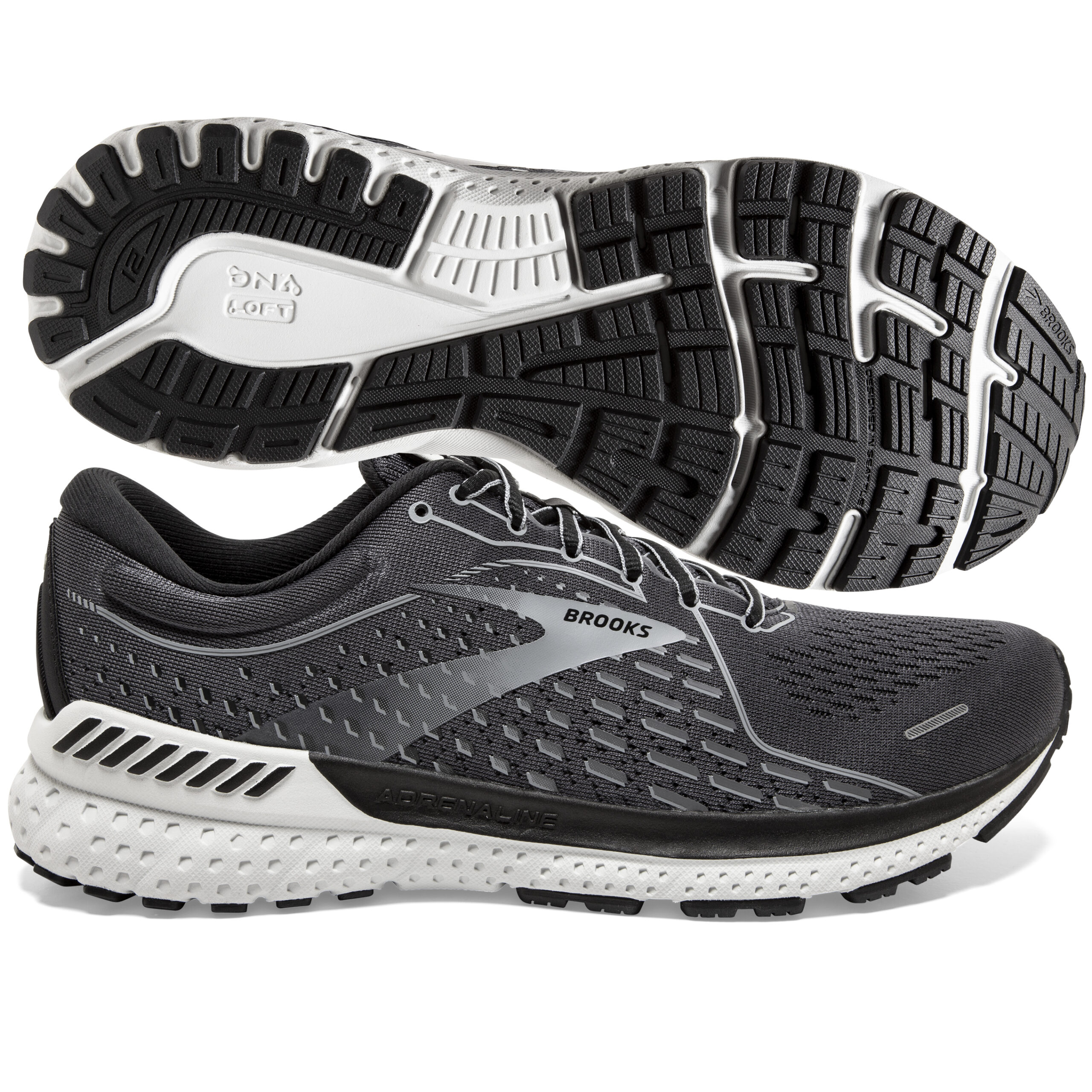Brooks Adrenaline GTS 21 Men's Blackened Pearl/Black/Grey