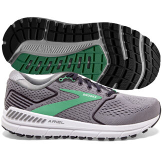 Brooks Ariel 20 Women's Alloy/Blackened Pearl/Green