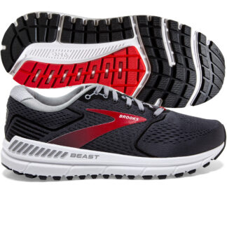 Brooks Beast 20 Men's Blackened Pearl/Black/Red