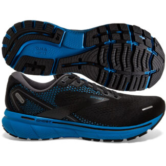 Brooks Ghost 14 Men's Black/Blackened Pearl/Blue