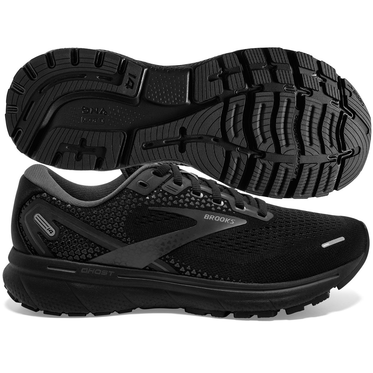 Brooks Ghost 14 Women’s Black/Black/Ebony World Footbag