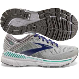 Brooks Adrenaline GTS 22 Women's Alloy/Blue/Green