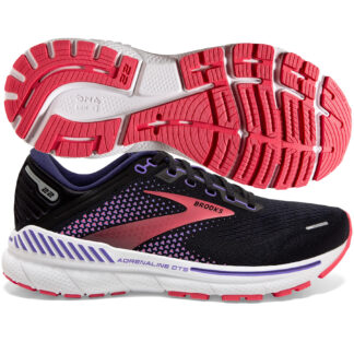 Brooks Adrenaline GTS 22 Women's Black/Purple/Coral