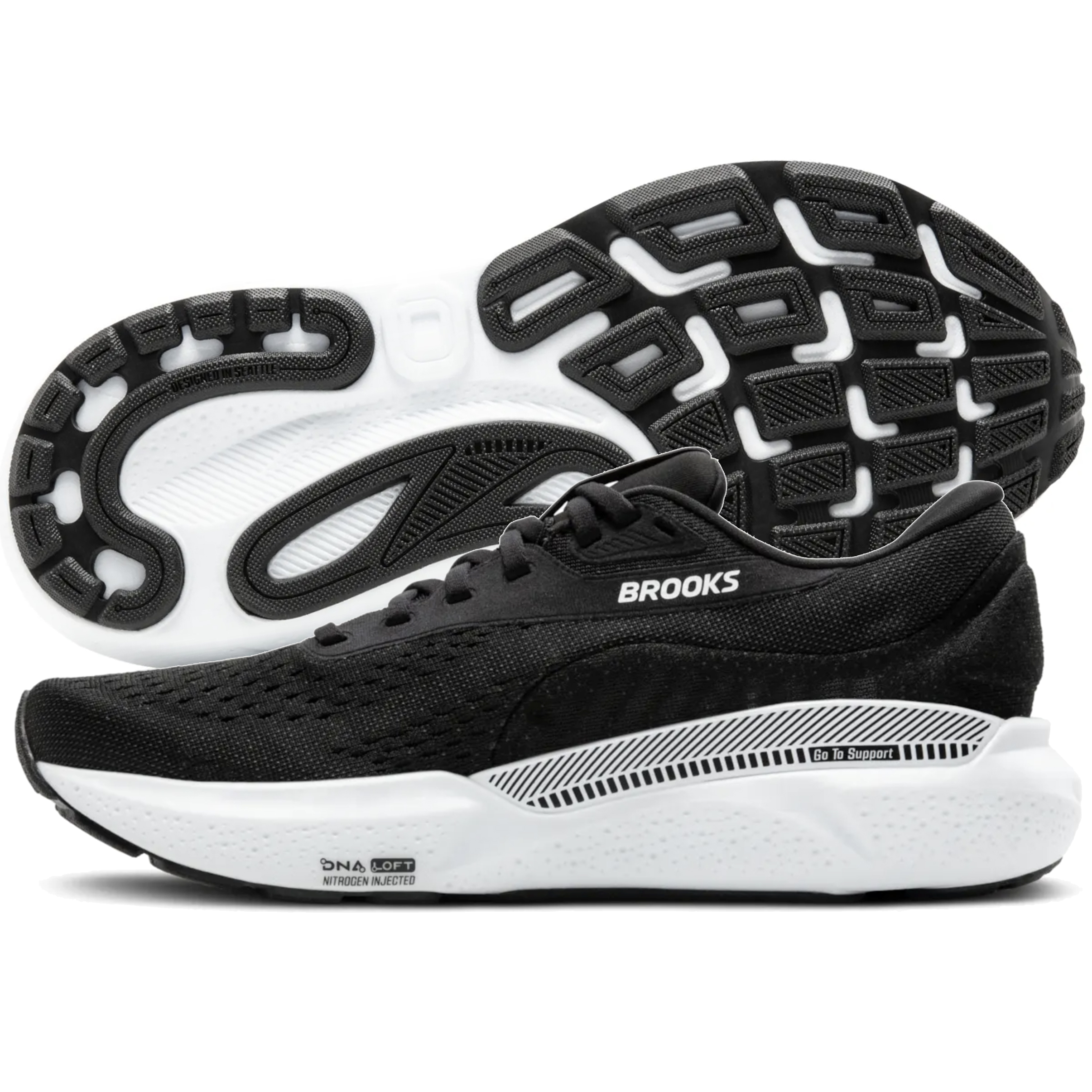Brooks Adrenaline GTS 24 Men's Black/White